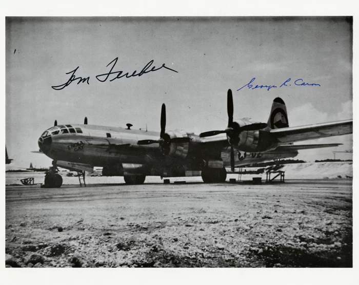 Enola Gay autograph