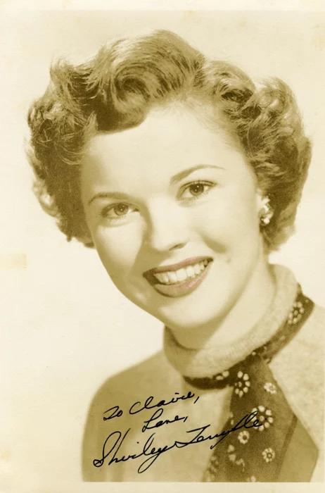 Shirley Temple autograph