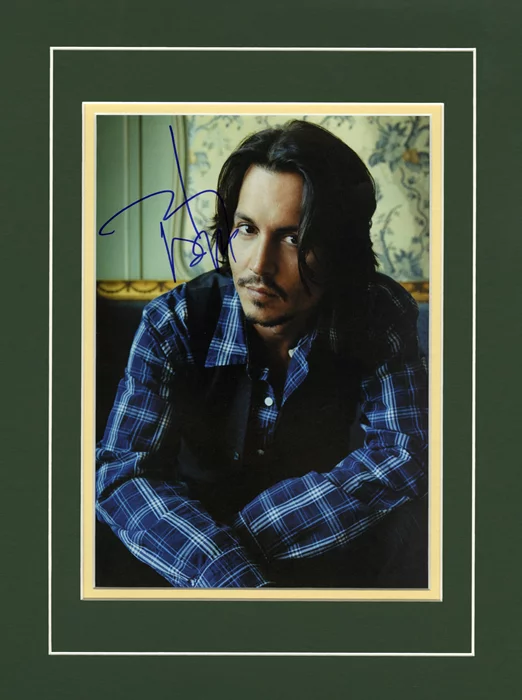 Johnny Depp autograph