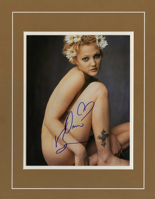 Drew Barrymore autograph