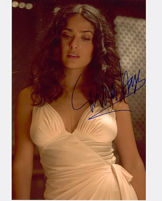 Salma Hayek autograph