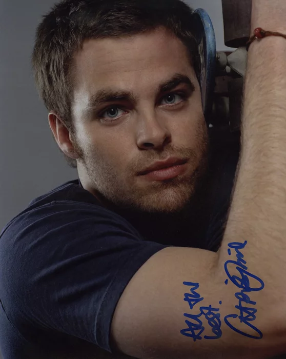 Chris Pine autograph