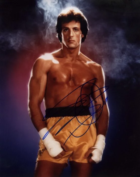 Sylvester Stallone autograph