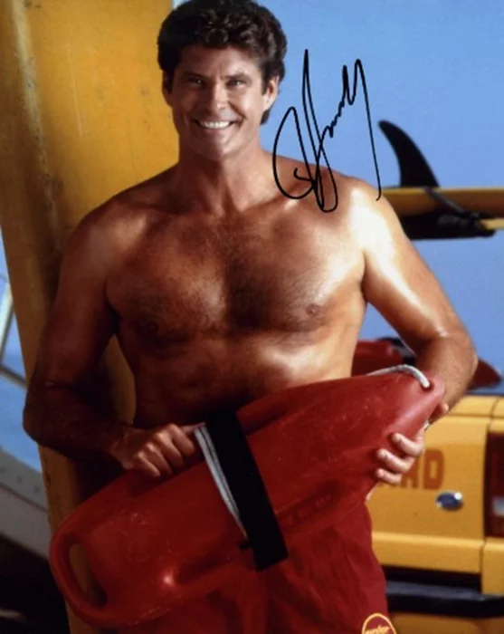 David Hasselhoff autograph