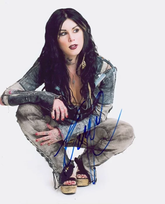Kat von D autograph
