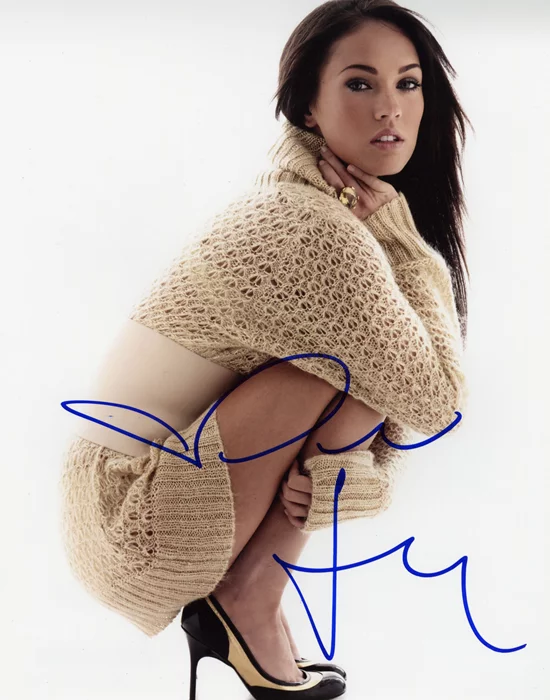 Megan Fox autograph