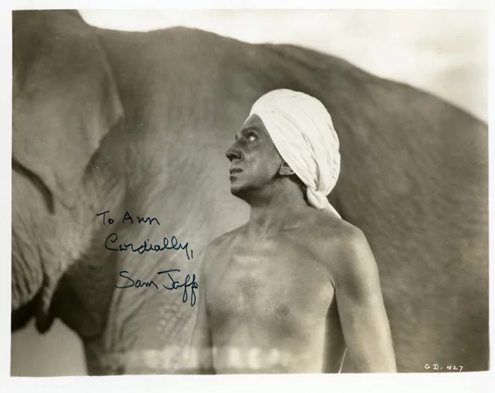 Sam Jaffe autograph