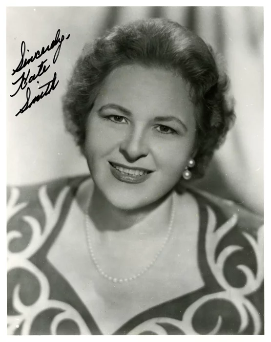 Kate Smith autograph
