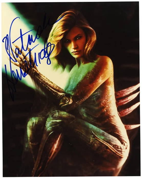 Natasha Henstridge autograph