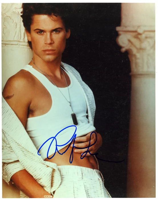 Rob Lowe autograph