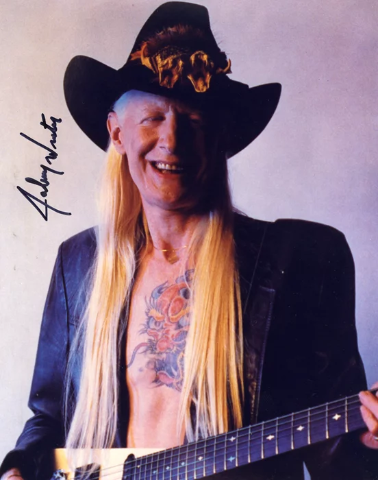 Johnny Winter autograph