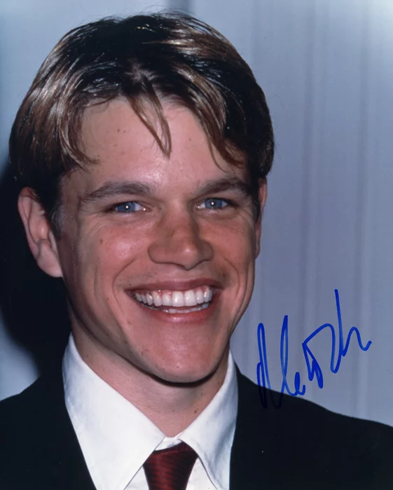Matt Damon autograph