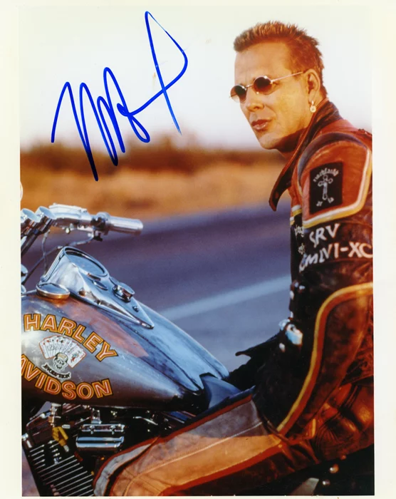 Mickey Rourke autograph
