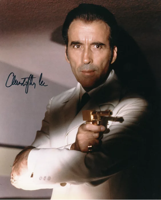 Christopher Lee autograph