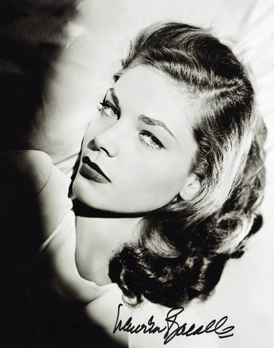 Lauren Bacall autograph