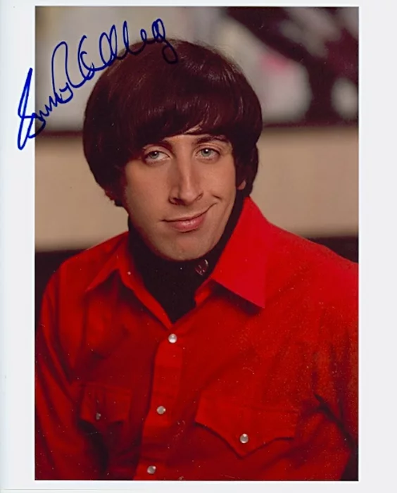 Simon Helberg autograph