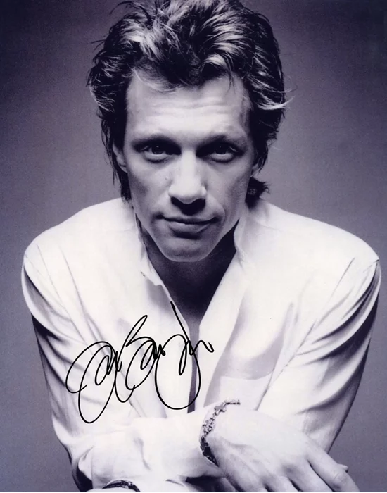 Jon Bon Jovi autograph