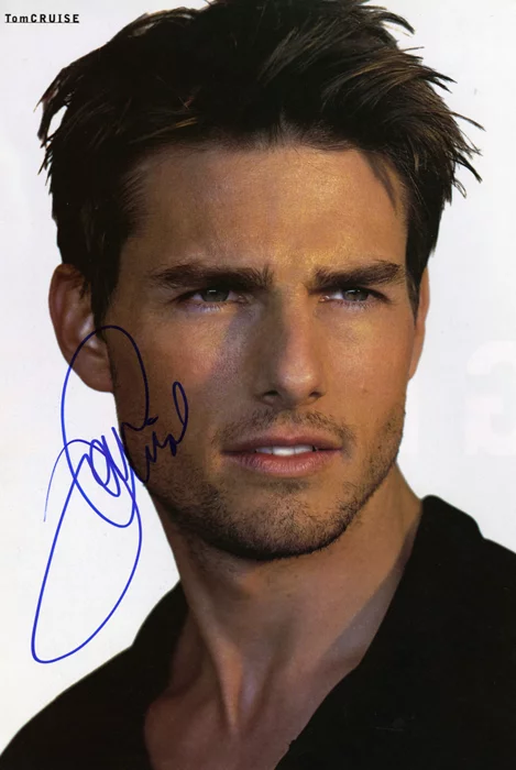 Tom Cruise autograph