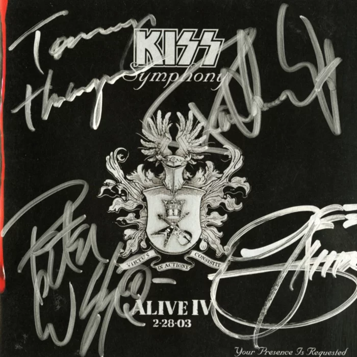 Kiss autograph