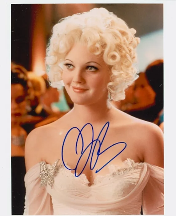 Drew Barrymore autograph