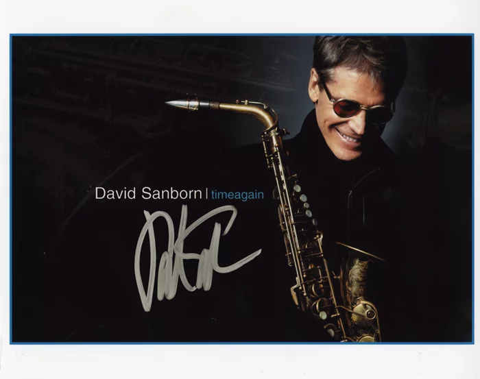 David Sanborn autograph