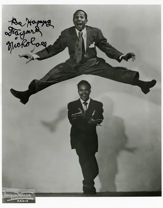 Fayard Nicholas autograph