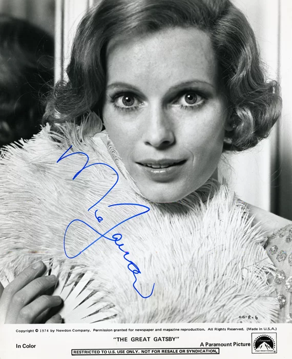 Mia Farrow autograph