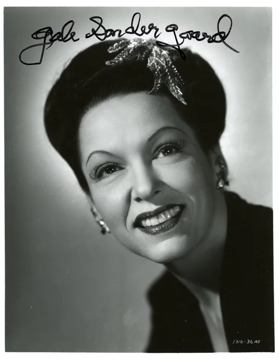 Gale Sondergaard autograph