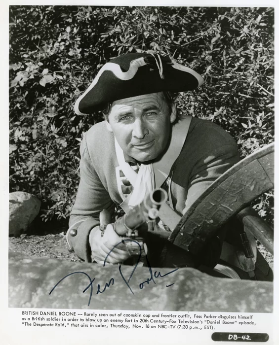 Fess Parker autograph
