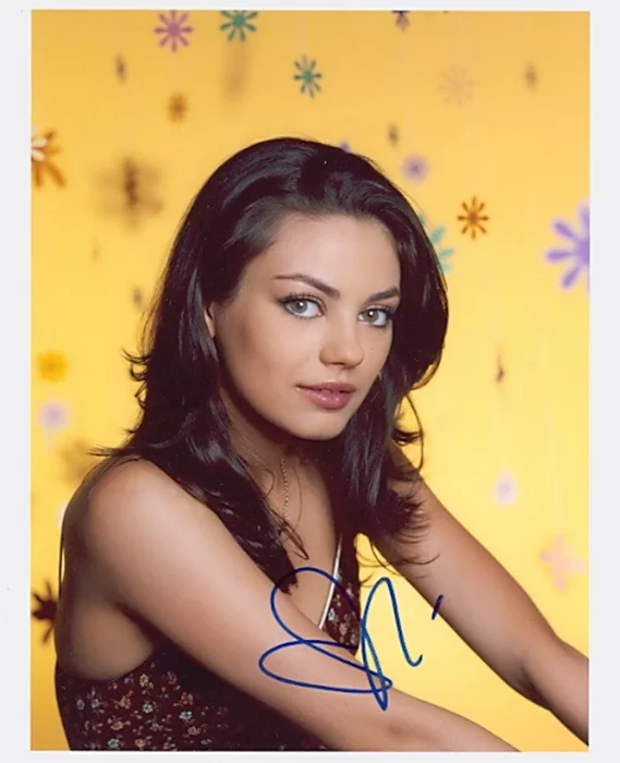 Mila Kunis autograph