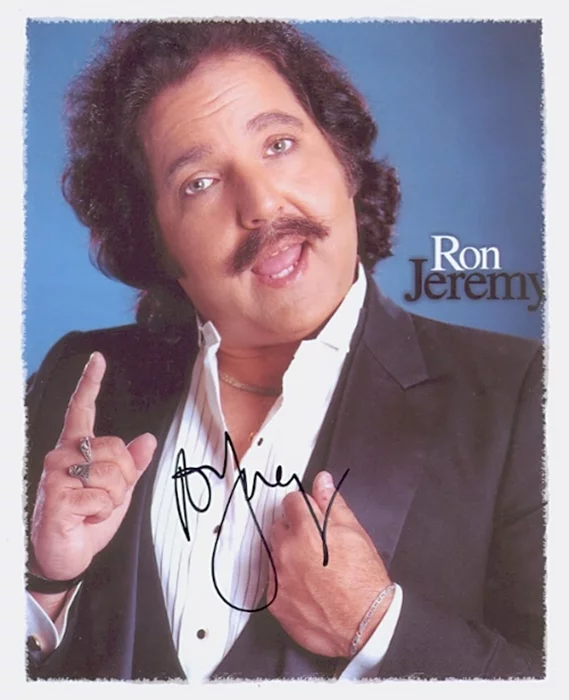 Ron Jeremy autograph
