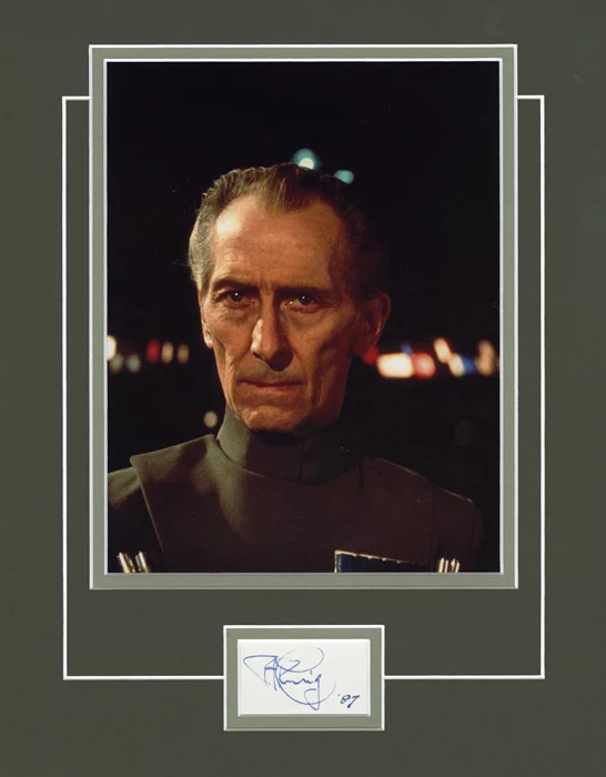 Peter Cushing autograph