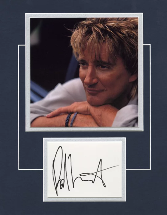 Rod Stewart autograph