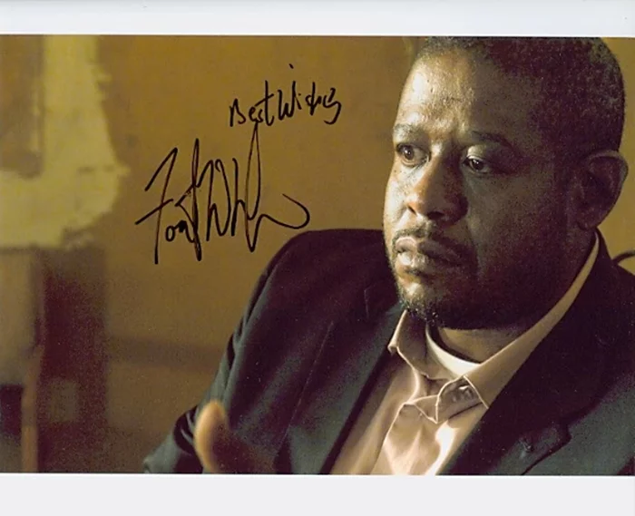 Forest Whitaker autograph