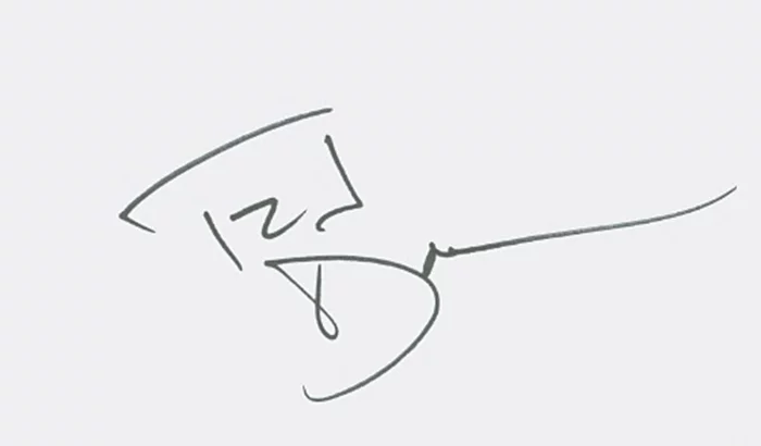Ted Danson autograph