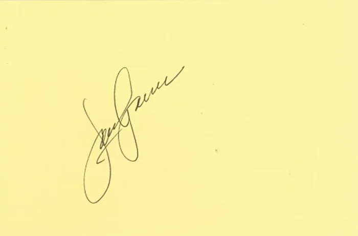 James Garner autograph