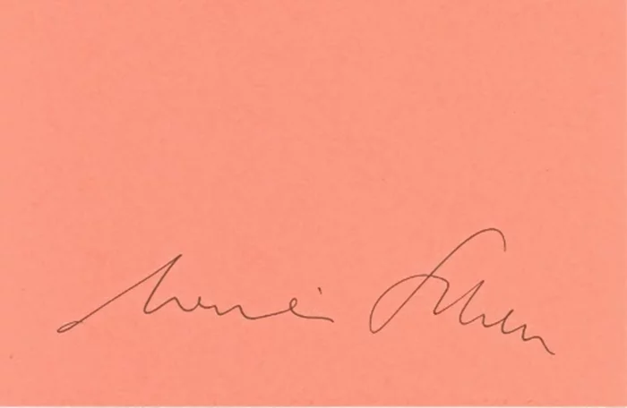 Maximilian Schell autograph