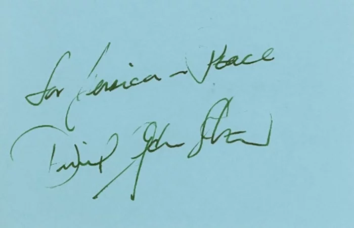 David Ogden Stiers autograph