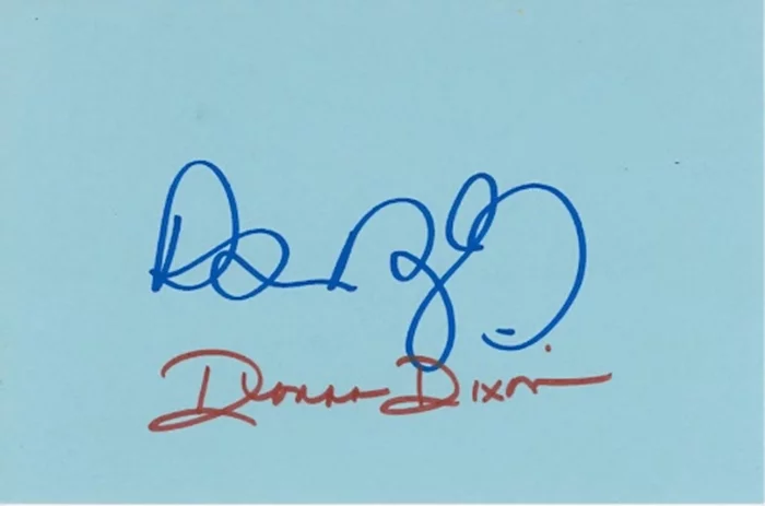Dan Aykroyd & Donna Dixon autograph