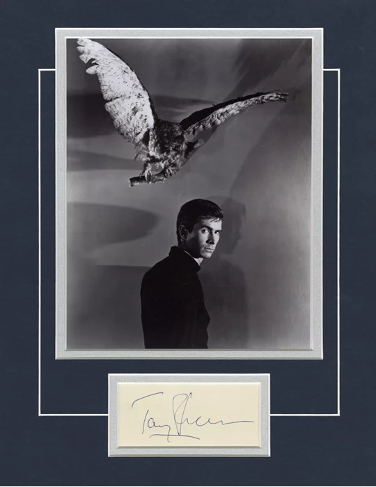 Anthony Perkins autograph