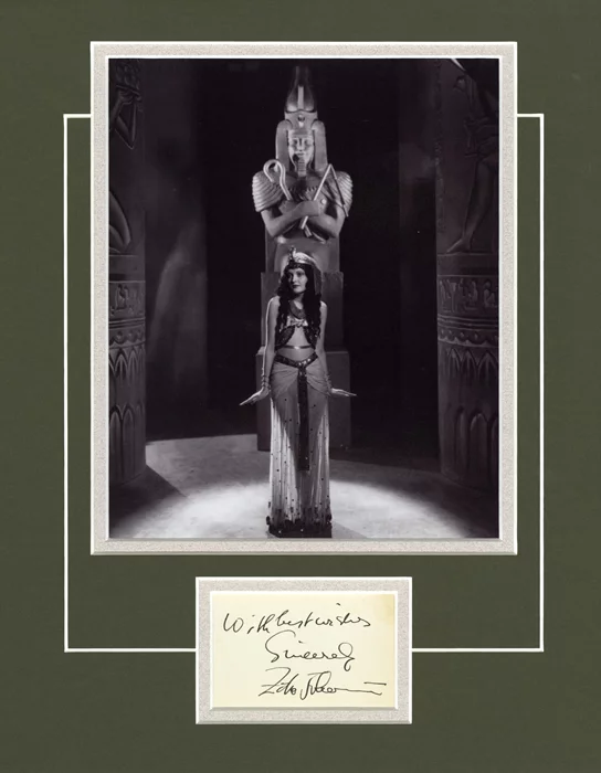 Zita Johann autograph