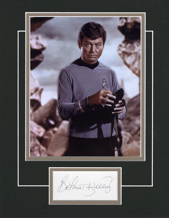 Deforest Kelley autograph