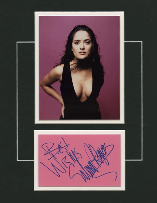 Salma Hayek autograph