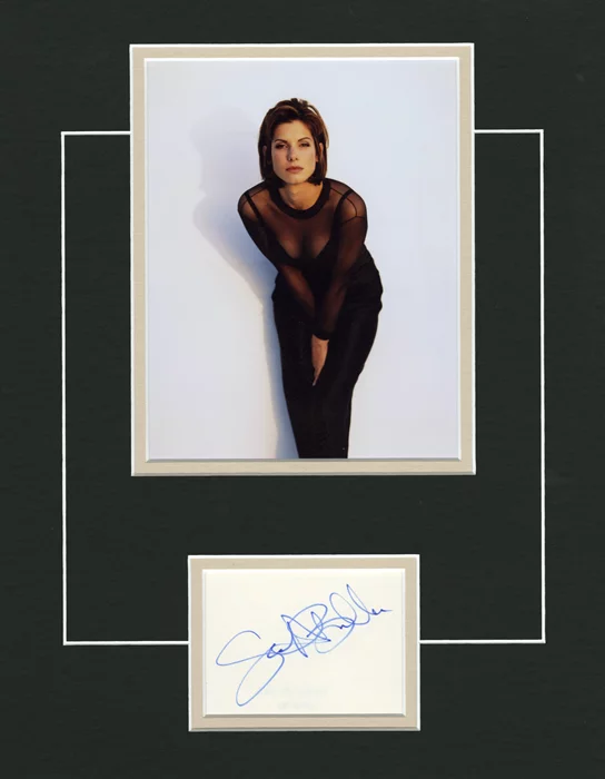 Sandra Bullock autograph