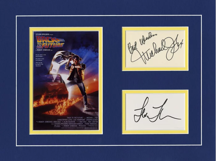 Back to the Future autograph