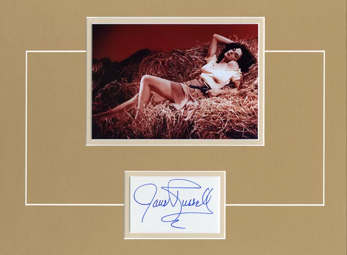 Jane Russell autograph