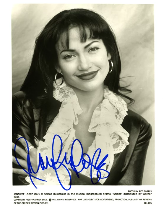 Jennifer Lopez autograph