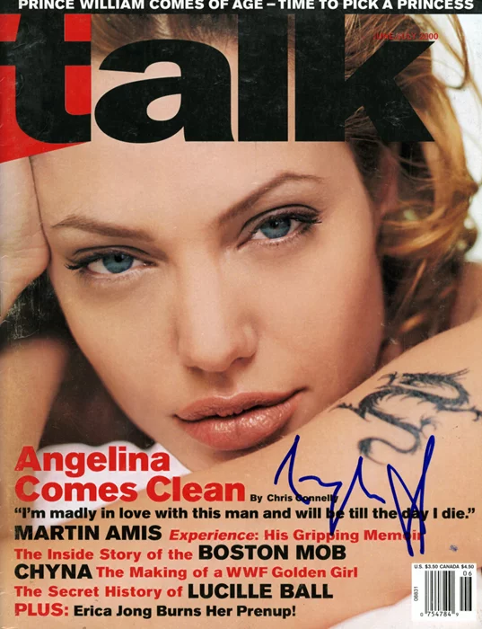 Angelina Jolie autograph
