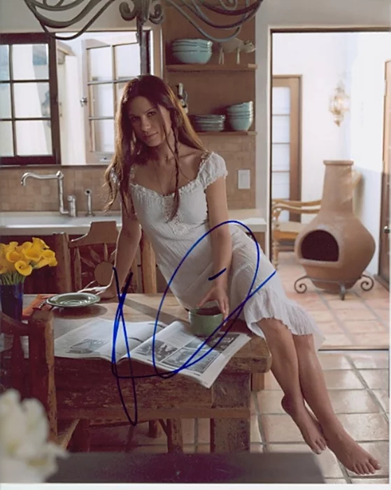 Rhona Mitra autograph