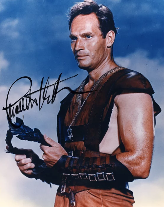 Charlton Heston autograph
